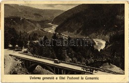 * T2/T3 Comarnic, Vederea Generala A Vaei Prahovei / Prahova Valley, Viaduct, Automobile  (EK) - Ohne Zuordnung