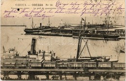 T2/T3 1909 Odessa, Le Port De Quarantaine / Port View With Ships  (EK) - Non Classificati