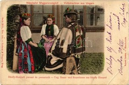 T3 1901 Népviselet Magyarországról. Bánffyhunyadi Paraszt és Parasztnők. Lederer & Popper Serie XVI. Nro. 220. Kézzel Fe - Non Classés