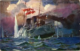 ** T2/T3 1914 Der Untergang Der Zenta. K.u.K. Kriegsmarine. Kriegshilfsbüro Nr. 31. / WWI The Downfall Of SMS Zenta Prot - Non Classés