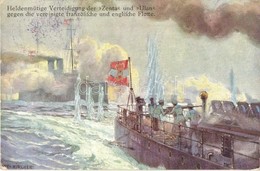 T2 Heldenmütige Verteidigung Der Zenta Und Ulan Gegen Die Vereinigte Französische Und Englische Flotte / K.u.K. Kriegsma - Non Classés