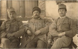T2 1915 Gyógyuló Osztrák-magyar Katonák A Gyulai József Szanatóriumban Télen / WWI Austro-Hungarian K.u.K. Military, Rec - Unclassified