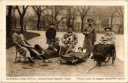 ** T2 Német, Orosz és Magyar Sebesültek Együtt / WWI Injured German, Russian And Hungarian Soldiers Recovering Together  - Zonder Classificatie