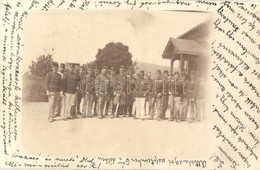 T2 1901 Attala (Csoma), Laktanya Főtisztjei, Csoportkép / K.u.K. Military Officers Of The Barracks. Group Photo - Zonder Classificatie