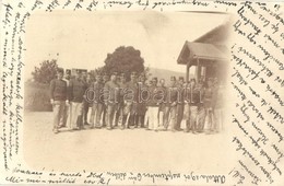 T2 1901 Attala (Csoma), Laktanya Főtisztjei, Csoportkép / K.u.K. Military Officers Of The Barracks. Group Photo - Unclassified