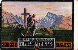 T4 Wiener Bolfrasinfanterie IV. Feldbataillon Südost U. Südwest. Zu Gunsten Der Witwen Und Waisen Der Infanterie-Baon IV - Zonder Classificatie