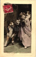 T2/T3 'N'Aie Pas Peur - Kinderspiel' / Child With Dogs, S: Eibley (Rb) - Ohne Zuordnung