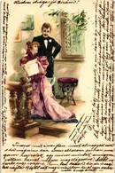 T2 1899 Couple, Glückliche Stunden, Litho - Zonder Classificatie