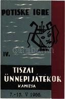 T2 1966 Kanizsa, Tiszai Ünnepi Játékok / Potiske Igre IV. - Non Classificati
