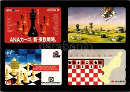 ** T1 Sakk Motívumú Telefonykártyák / Frank Helm's Collection Of Phonecards With Chess Motives From All Over The World - - Zonder Classificatie