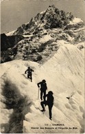 ** T2/T3 Chamoix, Glacier Des Bossons Et L'Aiguille Du Midi / Mountain Climbers In Winter - Non Classificati