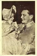 ** T2 Hermann Göring With His Daughter Edda. NSDAP German Nazi Party Propaganda - Zonder Classificatie