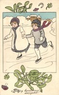 T2 Christmas, Ice Skating Children, Mushrooms, B.K.W.I. 3115-1. - Ohne Zuordnung