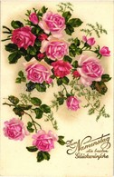 ** T2 Name Day, Roses, Litho - Unclassified