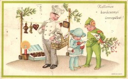 T2 Christmas, Children, B.P. 2225. Litho S: Kerckhoff - Zonder Classificatie