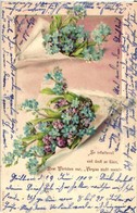 T2 Floral Greeting Card, Emb. Litho - Non Classés