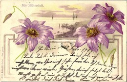 T2 Mit Blütenduft / Floral Greeting Card, Litho - Ohne Zuordnung