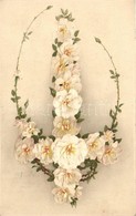 T2 'Kreuzblumen' / Flowers Arranged In A Cross Shape, Meissner & Buch Künstlerpostkarten Serie 1518. Litho - Non Classés