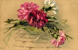 T2/T3 Flowers, Carnation, Litho (EK) - Ohne Zuordnung