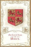 ** T2 The Coat Of Arms Of Wales; Scott Series No. 531. Art Nouveau - Unclassified