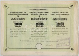 20db-os Részvény és Zálogkötvény Tétel, Közte 	
Újpest 1930. 'Egyesült Izzólámpa és Villamossági Részvénytársaság' Tíz R - Zonder Classificatie