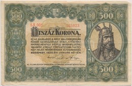 1920. 500K 'Orell Füssli Zürich' '5A001 765823' T:III Ly. Hungary 1920. 500 Korona 'Orell Füssli Zürich' '5A001 765823'  - Non Classificati