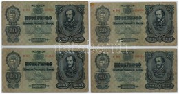 1930. 20P (4x) T:III- - Zonder Classificatie