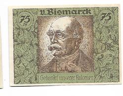 ALLEMAGNE / GERMANY - BISMARCK / AFRIKA  KOLONY - 75 PFENNIG 1922 / SERIE A - Deutsch-Suedwestafrika