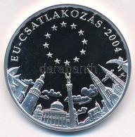 Fritz Mihály (1947- ) DN 'EU-csatlakozás 2004 / Magyarország Történelme' Ag Emlékérem (15g/0.500/34mm) T:PP - Unclassified