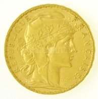 Franciaország 1908. 20Fr Au 'LIBERTÉ ÉGALITÉ FRATERNITÉ' Utánveret (6,44g/0.900) T:2
 France 1908. 20 Francs Au 'LIBERTÉ - Zonder Classificatie