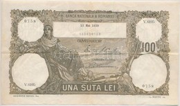 Románia 1930. 100L T:III
Romania 1930. 100 Lei C:F - Unclassified