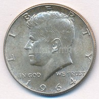 Amerikai Egyesült Államok 1964. 1/2$ Ag 'Kennedy' T:1-,2 
USA 1964. 1/2 Dollar Ag 'Kennedy' C:AU,XF 
Krause KM#202 - Zonder Classificatie