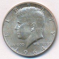 Amerikai Egyesült Államok 1964. 1/2$ Ag 'Kennedy' T:1-,2 
USA 1964. 1/2 Dollar Ag 'Kennedy' C:AU,XF 
Krause KM#202 - Non Classés