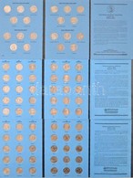 Amerikai Egyesült Államok 1999-2009. 1/4$ Cu-Ni '50 Állam' 112db Klf érem Három 'Statehood Quarters' Gyűjtői Mappában, B - Zonder Classificatie