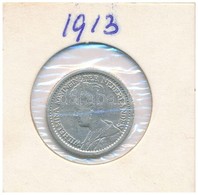 Hollandia 1913. 1/2G Ag 'I. Vilma' T:2,2- 
Netherlands 1913. 1/2 Gulden 'Wilhelmina' C:XF,VF
Krause KM#147 - Zonder Classificatie