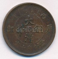 Kínai Császárság 1907. 10c Cu T:2,2-
Chinese Empire 1907. 10 Cash Cu C:XF,VF - Non Classificati