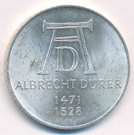 NSZK 1971D 5M Ag 'Albrecht Dürer Születésének 500. évfordulója' T:1- (PP) FRG 1971D 5 Mark Ag '500th Anniversary - Birth - Zonder Classificatie