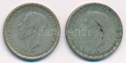 Svédország 1946TS-1949TS 1K Ag (2xklf) 'V. Gusztáv' T:3 Patina
Sweden 1946TS-1949TS 1 Krona Ag (2xdiff) 'Gustaf V.' C:F  - Zonder Classificatie