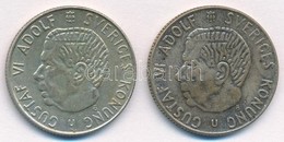 Svédország 1965U-1967U 1K Ag (2xklf) 'VI. Gusztáv' T:2 
Kis Patina Sweden 1965U-1967U 1 Krona Ag (2xdiff) 'Gustaf VI.' C - Non Classificati