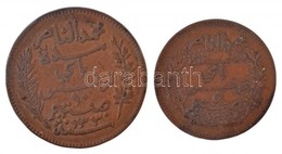 Tunézia 1912A 10c Br 'Mohamed Al-Nazír' + 1917A 5c Br 'Mohamed Al-Nazír' T:2,2-
Tunisia 1912A 10 Centimes Br 'Muhammad A - Zonder Classificatie