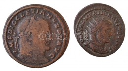 Római Birodalom / Cyzicus / Galerius 295-299. AE Antoninianus (2,81g) + Aquileia / Diocletianus 302-303. AE Follis (9,41 - Zonder Classificatie