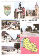 Bertincourt (62 - Pas De Calais)  Multi Vues Avec Blason - Bertincourt