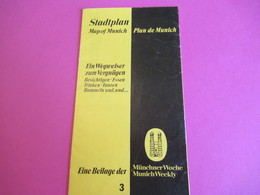 Stadtplan / Map Of MUNICH/ Mit Sehenswertem / City-Guide With Sights To See/Allemagne /  1979     PGC283 - Dépliants Turistici