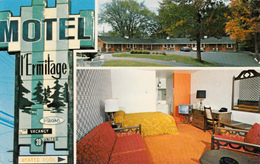 Sherbrooke Québec - Hôtel Motel L'Ermitage - Written - 2 Scans - Sherbrooke