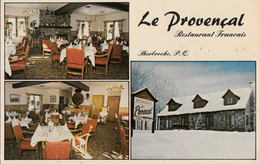 Sherbrooke Québec - Restaurant Français Le Provençal - Written - 2 Scans - Sherbrooke