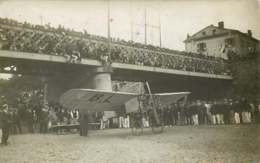 30 BESSEGES  AEROPLANE SOUS LE PONT DU GARDON 20/07/1910 - Bessèges