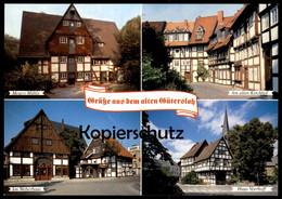 ÄLTERE POSTKARTE GRÜSSE AUS DEM ALTEN GÜTERSLOH MEIERS MÜHLE KIRCHHOF HAUS VEERHOFF WEBERHAUS AK Ansichtskarte Postcard - Gütersloh