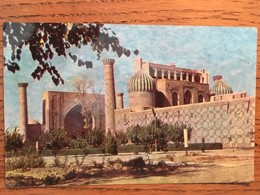 CPSM / CM, Ouzbékistan, Samarkand,  Reghistan, Médersah D'Ulughbeg Et Médersah Cherdor, 1975 - Ouzbékistan