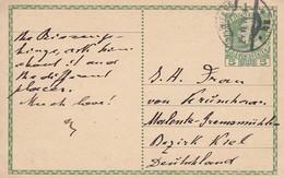 Postkarte Wien Nach Kiel - 1914 (41532) - Briefe U. Dokumente