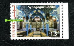 2019- Tunisie - La Synagogue De La Ghriba De Djerba-  Emission Complete Set 1v.MNH** - Jewish